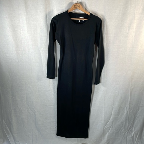 Amelia Idirh Black Cotton Long Sleeve Sz 6/7 19” - Picture 1 of 5